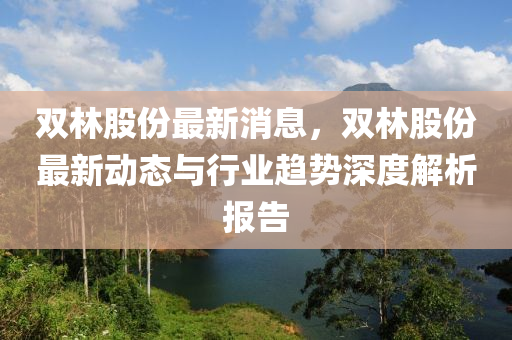 双林股份最新消息全面解析